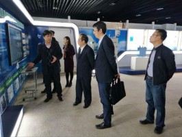天津市科委陆文龙主任、社发处华强副处长一行到百盈体育_百盈（中国）公司调研考察