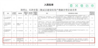 聚焦 | 百盈体育_百盈（中国）科技入选天津市第二批产教融合型企业名单