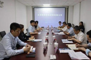 聚焦|天津市滨海高新区党委书记、管委会主任夏青林一行莅临百盈体育_百盈（中国）科技调研走访