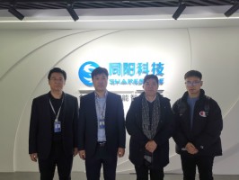 天津大学环境学院院长邱顺添一行莅临百盈体育_百盈（中国）科技指导交流